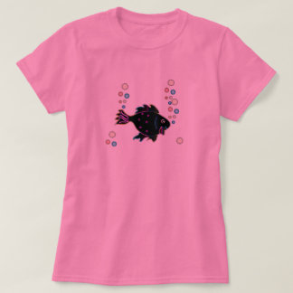 かわいいネオンフィッシュTシャツ Tシャツ