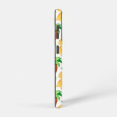 かわいいネオン水彩恐竜のパターン SAMSUNG GALAXYケース (右側面)