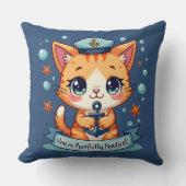 かわいいネコちゃんがアンカーを操舵するよ♪ クッション (正面)