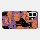 かわいいネコとカボチャ Case-Mate iPhoneケース (裏面 (横))