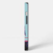 かわいいネコのまったりポーズ iPhoneケース (左側面)