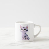 かわいいネコのキャラクター、 エスプレッソカップ (右)