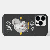 かわいいネコデザイン iPhoneケース (裏面横)