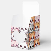 かわいいネコ猫ペット顔ドードルプリントパット フェイバーボックス (オープン)