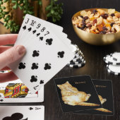 かわいいネコ眠るジンジャーキットンアートデザイン トランプ (インサイチュ)