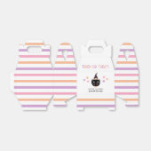 かわいいネコ魔女パステルハロウィーンネームトリックトリートメント フェイバーボックス (折り畳みなし)