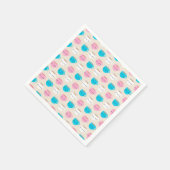 かわいいネコXのお茶 スタンダードカクテルナプキン (角)