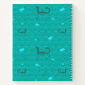 かわいいネシーズアイスバーグと魚のレシピ手帳 ノートブック (裏面)