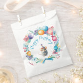 かわいいネズミがパーティー帽子 フェイバーバッグ (クリップ留めされた状態)