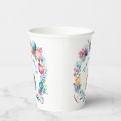 かわいいネズミがパーティー帽子 紙コップ (右)