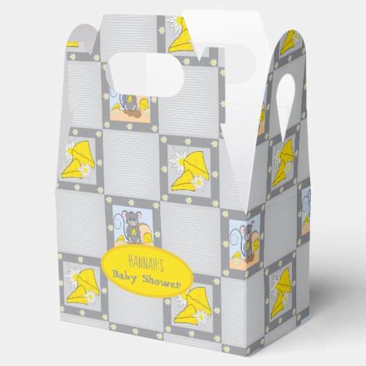 かわいいネズミとチーズ男女兼用の愛用ボックス フェイバーボックス (オープン)