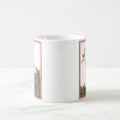 かわいいネズミとホリークリスマスマグカップ コーヒーマグカップ (中央)