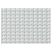 かわいいネズミと赤いベリーの雪のシーン野生動物 テーブルクロス (正面(横))