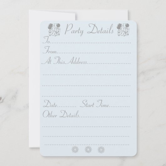 かわいいネズミと赤い果実の雪のシーンのクリスマス 招待状 (裏面)