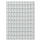 かわいいネズミと赤い果実の雪のシーン野生生物アート テーブルクロス (正面)