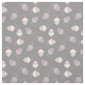 かわいいネズミのネズミ ファブリック (見本)