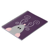 かわいいネズミのノート ノートブック (左側)