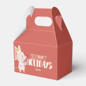 かわいいネズミのホリデーギフト フェイバーボックス (正面サイド)