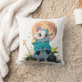 かわいいネズミの丸い枕 クッション (ブランケット)