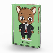 かわいいネズミの漫画イラストレーション フォトブロック (右)