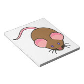 かわいいネズミの漫画 ノートパッド (アングル)