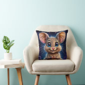 🐭 かわいいネズミの部屋の装飾ギフト ✨ クッション (椅子)