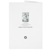 かわいいネズミの雪景色 (裏面)