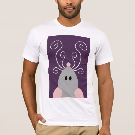 かわいいネズミのTシャツ Tシャツ (正面)