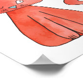 かわいいネズミは子ネコが大好き ポスター (角)