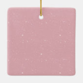 かわいいネズミカップルのバレンタイン セラミックオーナメント (裏面)