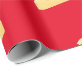 かわいいネズミズファミリーがチーズに座る ラッピングペーパー (ロールコーナー)