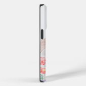 かわいいネズミ2匹とお花の子供用カスタムアート Case-Mate iPhoneケース (裏面 / 右)