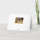 かわいいネズミ カード (裏面)