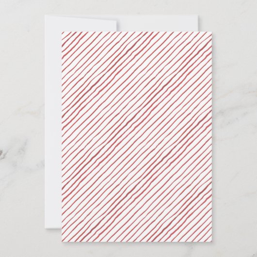 かわいいネズミ|クリスマスホリデーパーティ招待状 招待状 (裏面)