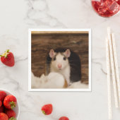 かわいいネズミ スタンダードカクテルナプキン (インサイチュ)