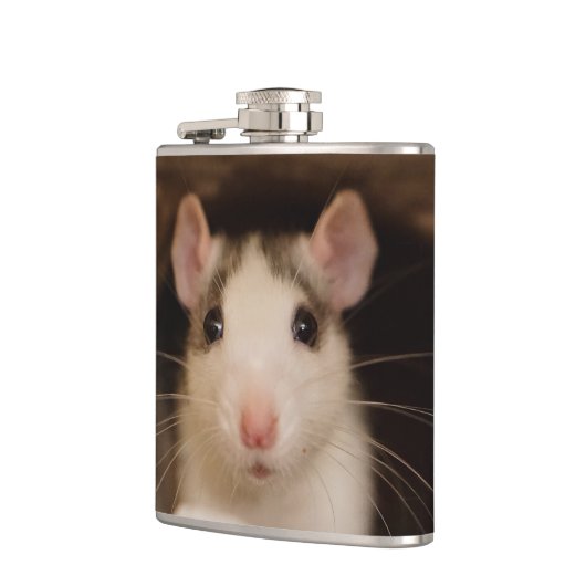 かわいいネズミ フラスク (左)
