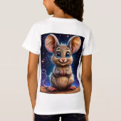 🐭 かわいいネズミ 動物好き ギフト ✨ Tシャツ (裏面)