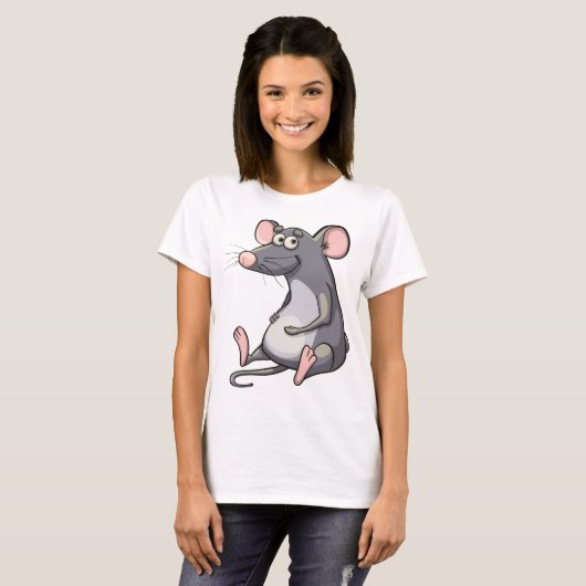 かわいいネズミ Tシャツ (正面フル)