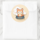 かわいいノアのシール ラウンドシール (バッグ)