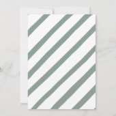 かわいいノアの箱舟ベビー招待状 招待状 (裏面)