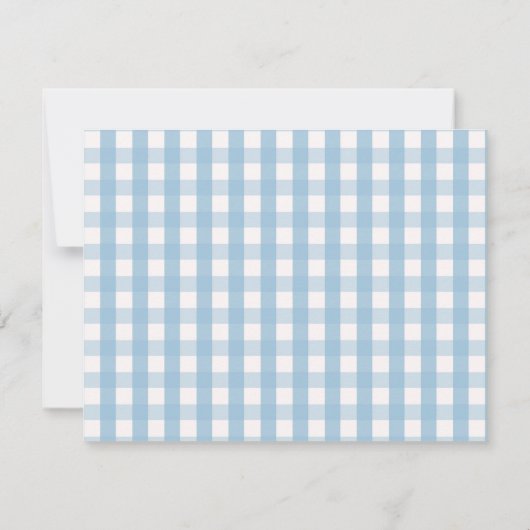 かわいいノアの箱舟ボホ男女兼用赤ちゃんシャワー サンキューカード (裏面)