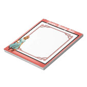 かわいいノスタルジックなナースピンナップ_ナースより良くそれをする ノートパッド (回転)