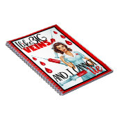 かわいいノスタルジックナース私はビッグ静脈が好き ノートブック (右側)