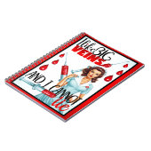 かわいいノスタルジックナース私はビッグ静脈が好き ノートブック (左側)