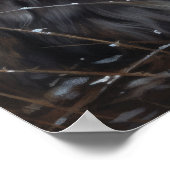 かわいいノルウェーの森キャットアートプリントポスター ポスター (角)