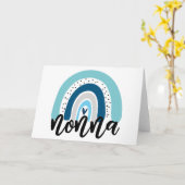 かわいいノンナ虹 カード (黄色い花)