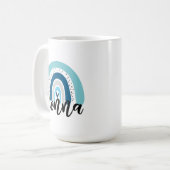 かわいいノンナ虹 コーヒーマグカップ (正面左)
