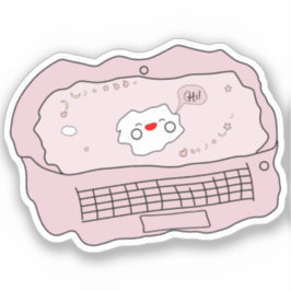 かわいいノートパソコン用ビニールステッカー シール