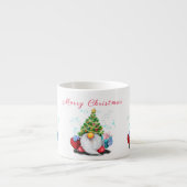 かわいいノームのクリスマスマグカップ エスプレッソカップ (正面)