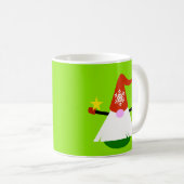 かわいいノームのクリスマスマグカップ コーヒーマグカップ (正面右)